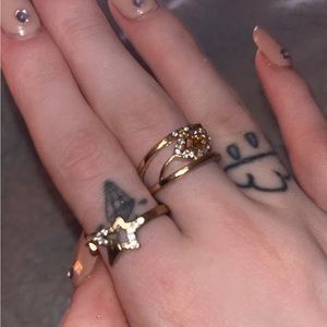 Gold rings